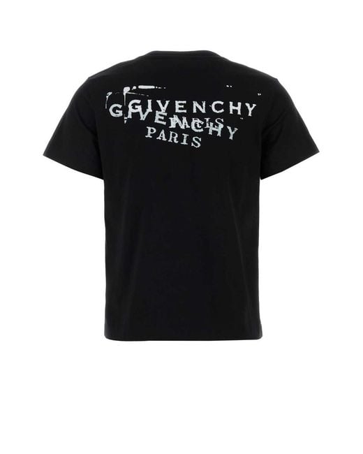 Givenchy Black Cotton T-Shirt