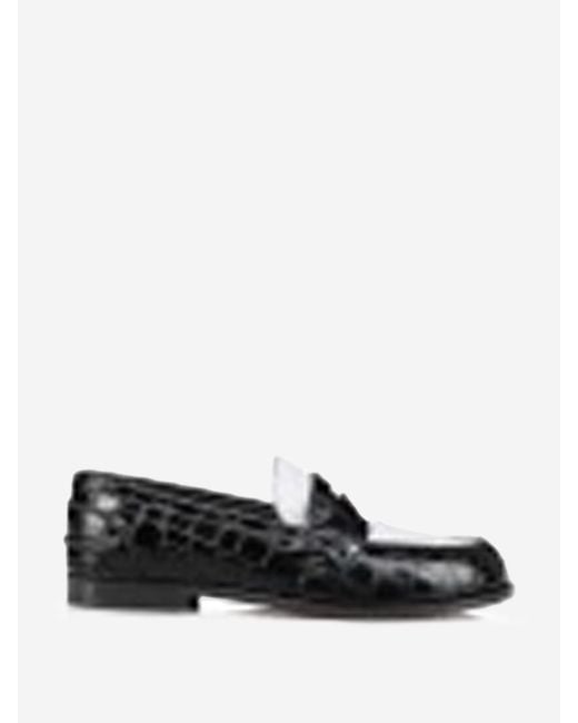 Christian Louboutin Black Penny Loafers