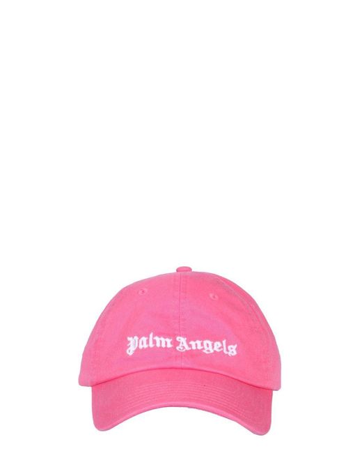 Palm Angels Pink Baseball Cap for men