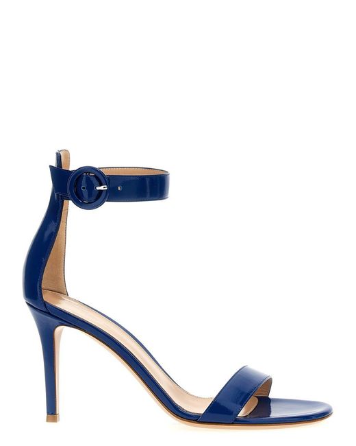 Gianvito Rossi Blue 'Portofino' Sandals