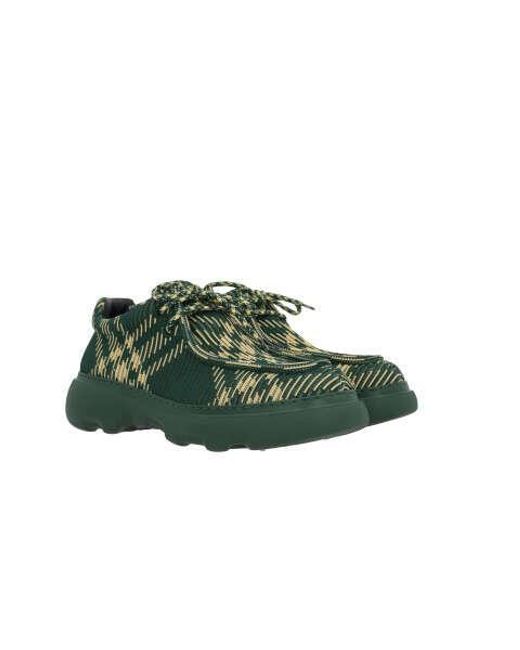 Burberry Green Flat Shoes for men