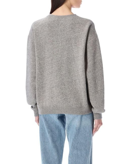 Polo Ralph Lauren Gray Cotton Fleece Crewneck Sweatshirt