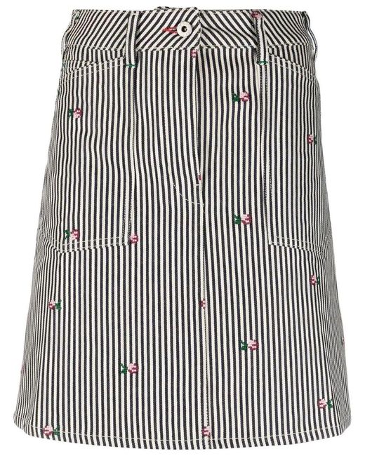KENZO Multicolor Miniskirt With Print