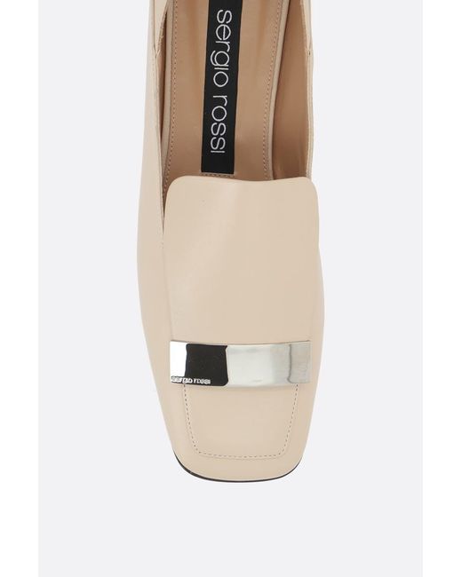 Sergio Rossi White Flat Shoes