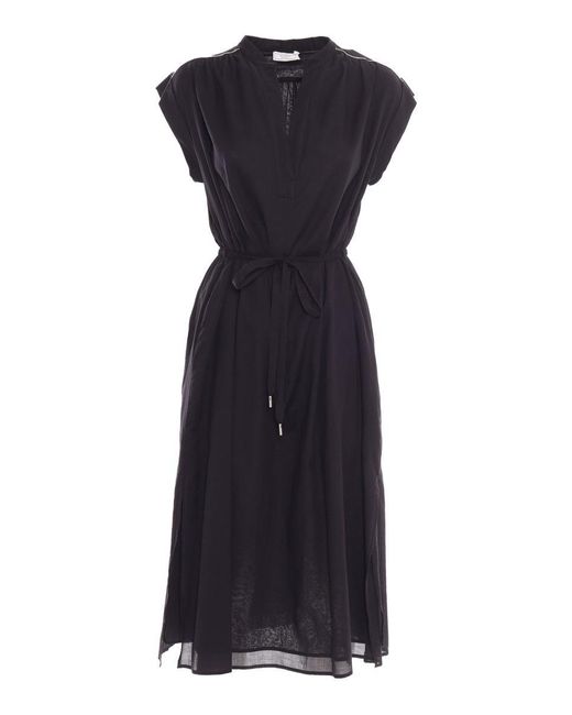 Peserico Black Midi Dress