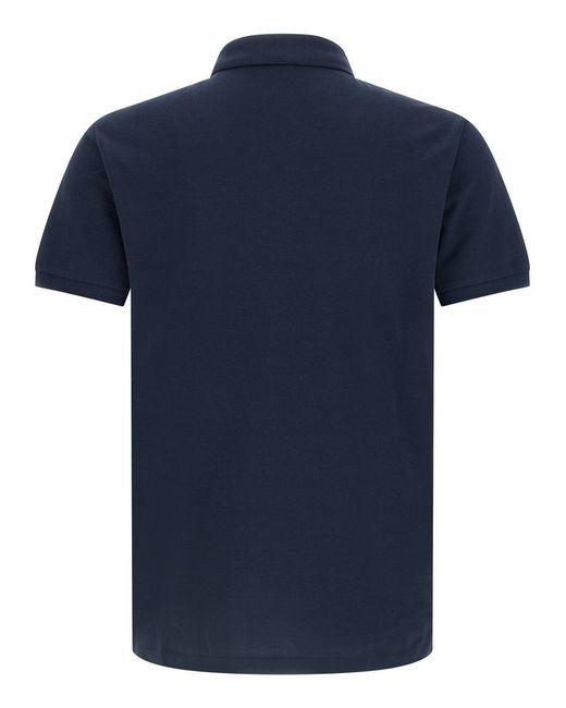 Polo Ralph Lauren Blue Logo Embroidery Polo Shirt for men