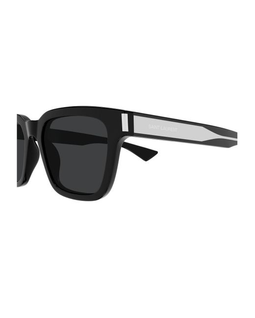 Saint Laurent Black Sl 790 Linea Corner Angle Sunglasses for men