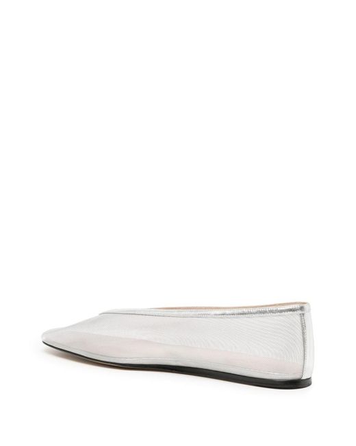 Le Monde Beryl White Luna Slipper Mesh Shoes