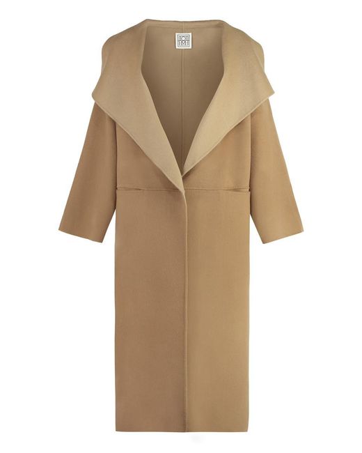 Totême  Natural Wool And Cashmere Coat