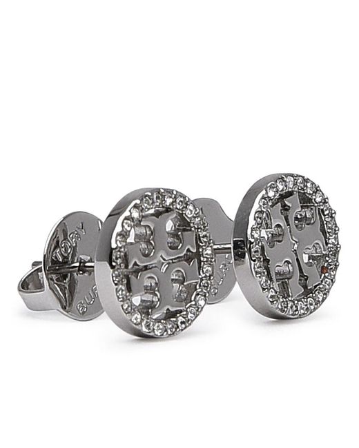 Tory Burch Metallic "Miller" Earrings