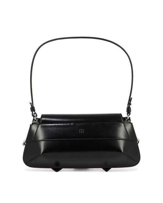 Givenchy Black "voyou Shoulder Flap" Shoulder Bag