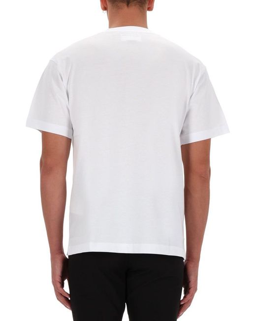 Versace Jeans Couture White Regular Fit T-shirt for men