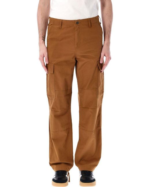 Carhartt Brown Regular Cargo Pant for men