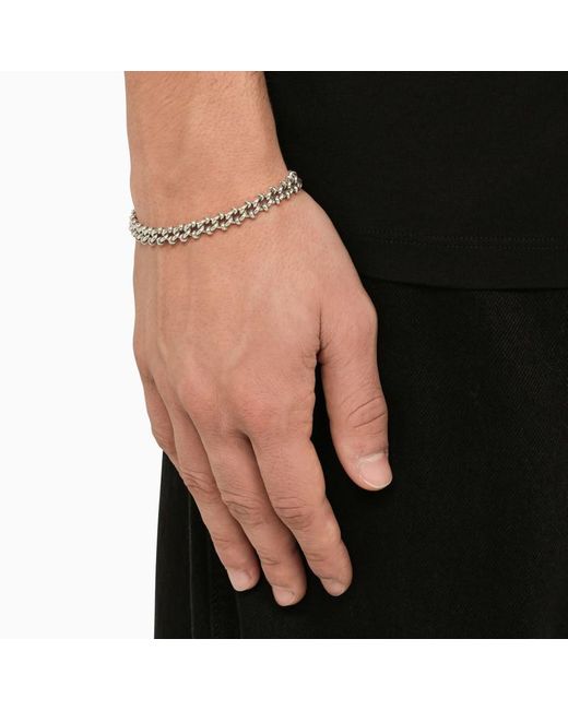 Emanuele Bicocchi White Essential Knots Bracelet In for men