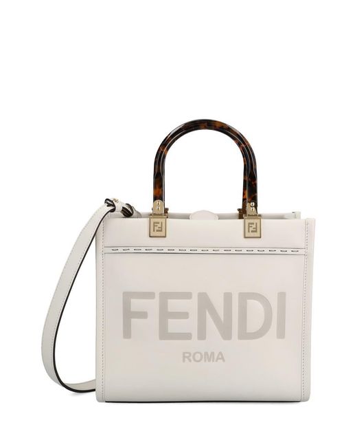 Fendi White Handbags