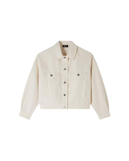 A.P.C. White Blouson Cally
