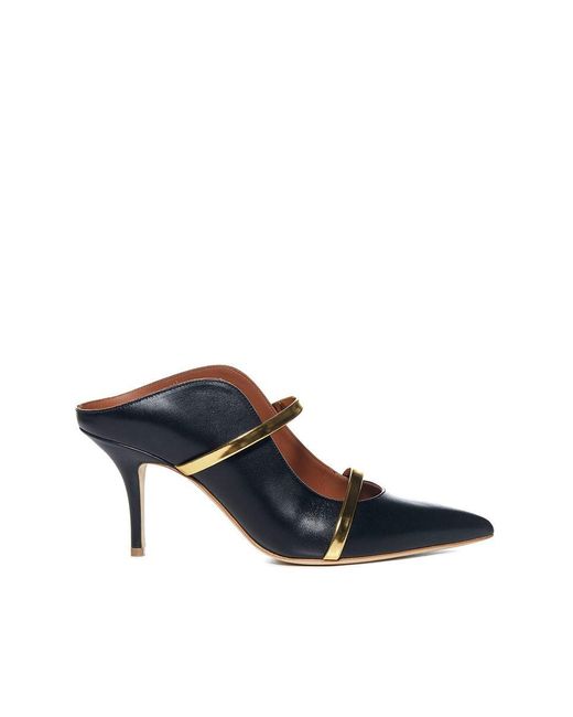 Malone Souliers Blue And Leather Maureen Pumps