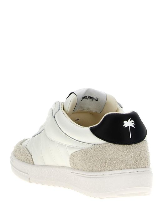Palm Angels White 'Palm Beach University' Sneakers