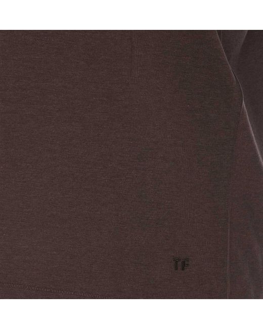 Tom Ford Brown T-shirts And Polos for men