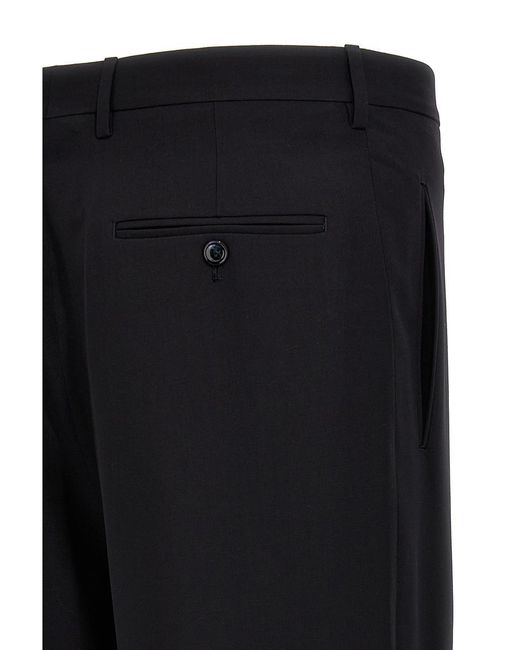 Giorgio Armani Black Wool Tailored Suit Completi for men