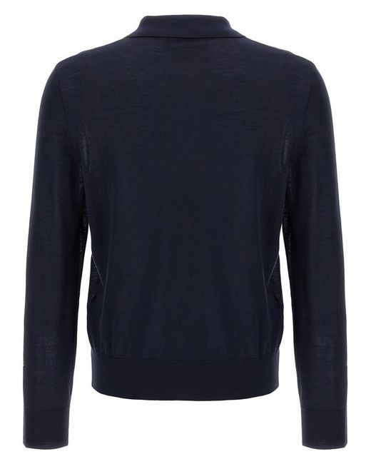 DSquared² Blue Logo Embroidery Polo Shirt