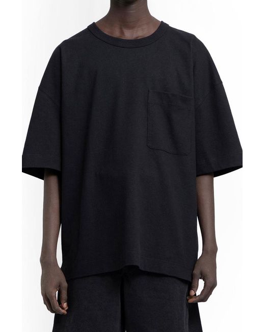 Lemaire Black T-shirts for men