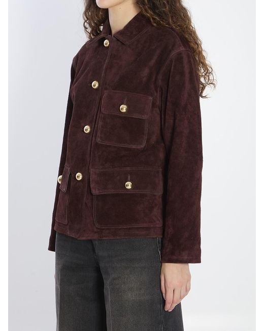 Arma Brown Rosia Suede Jacket