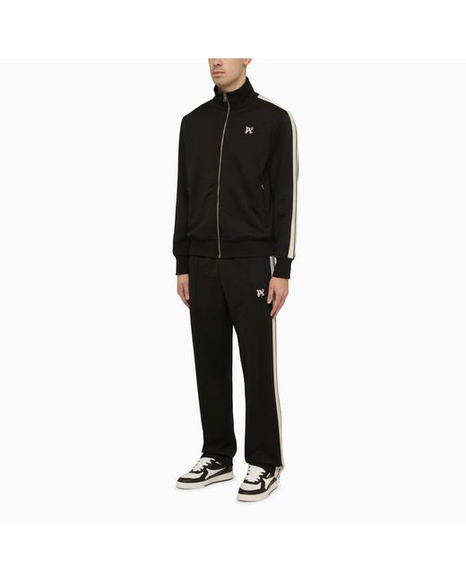 Palm Angels Black Trousers for men