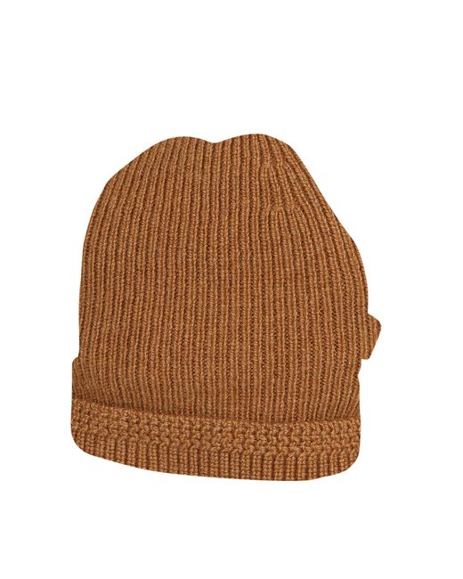 Tom Ford Cashmere Beanie Hat in Brown 