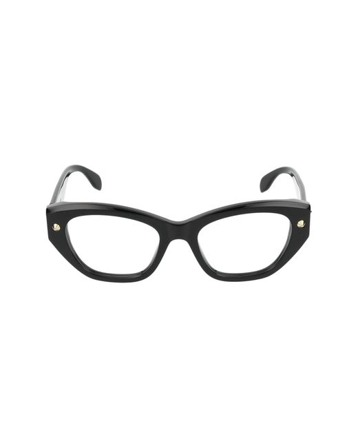 Alexander McQueen Black Eyeglasses