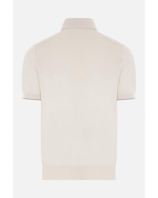 Brunello Cucinelli White T-Shirts And Polos for men