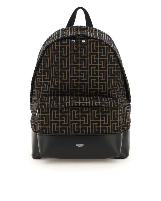 balmain backpack mens