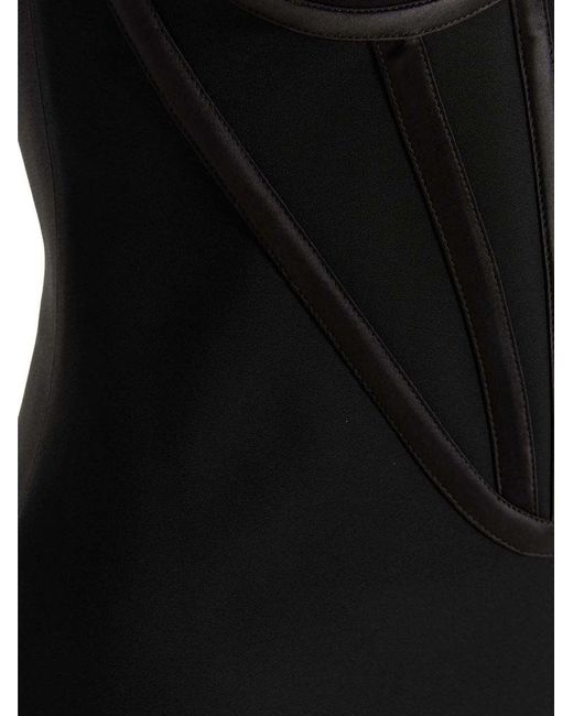Versace Black 'cocktails' Dress