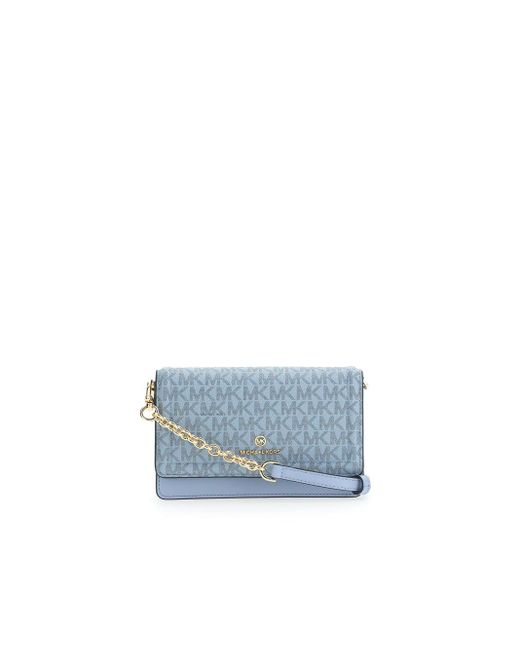 michael kors blue satchel