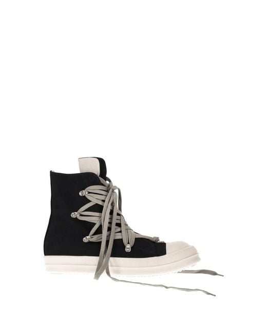Rick Owens White Drkshdw Megalace Sneaks for men