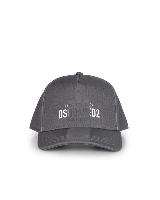 DSquared² Gray Hats for men