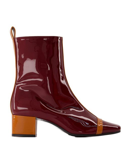 CAREL PARIS Red Audrey Boots