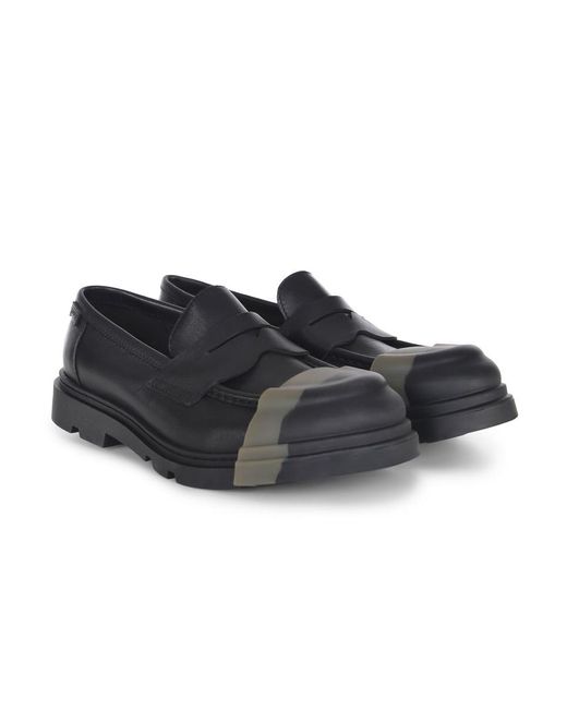 Camper Black Flat Shoes for men