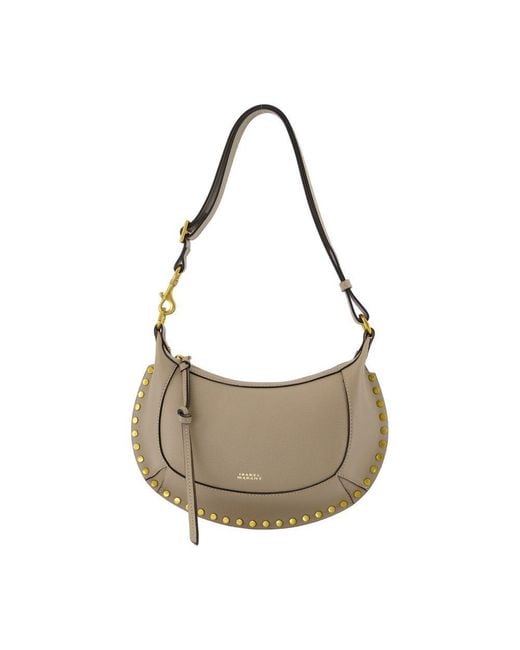 Isabel Marant Gray Oskan Moon Gz Shoulder Bag