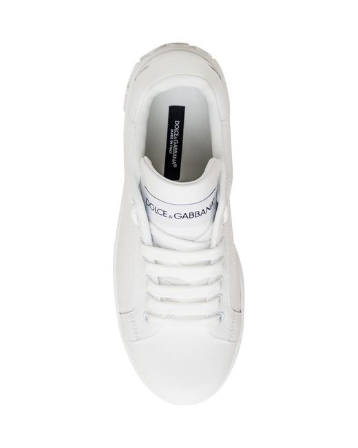 Dolce & Gabbana White Portofino Sneaker
