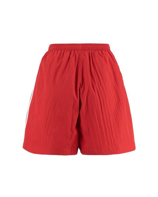 Balenciaga Red X Adidas - Techno Fabric Shorts
