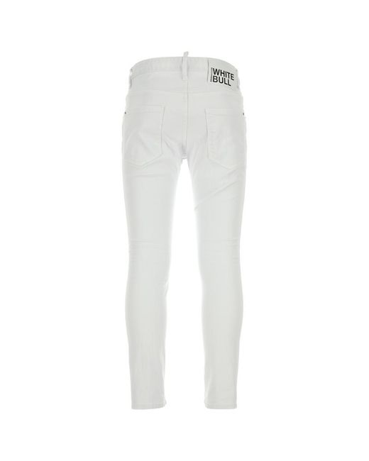 DSquared² White Jeans-52 for men
