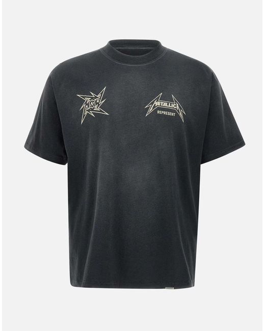 Represent Black T-Shirts And Polos for men