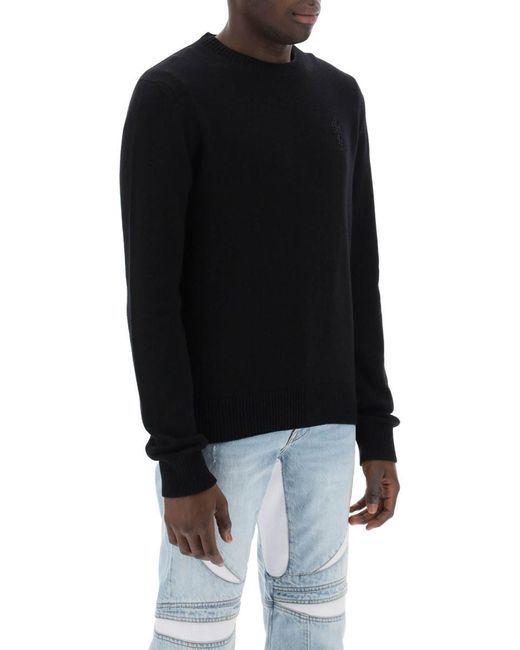 Amiri Black Stack Cashmere Sweater for men