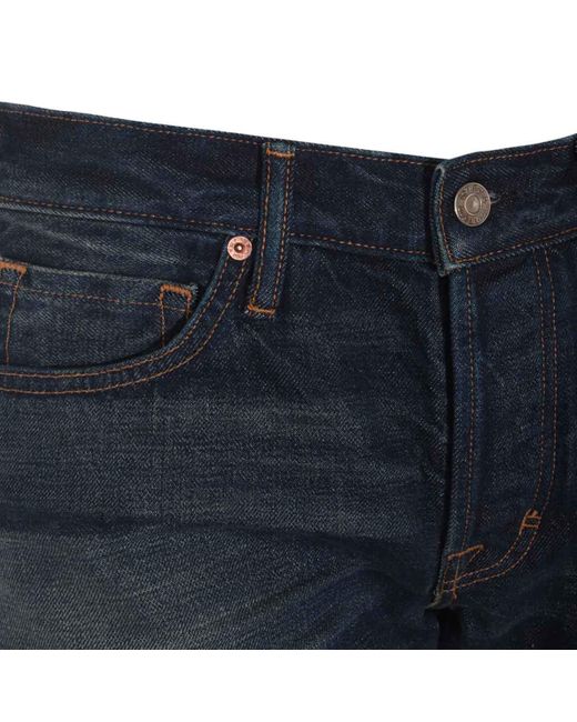 Tom Ford Blue Cotton Denim Jeans for men