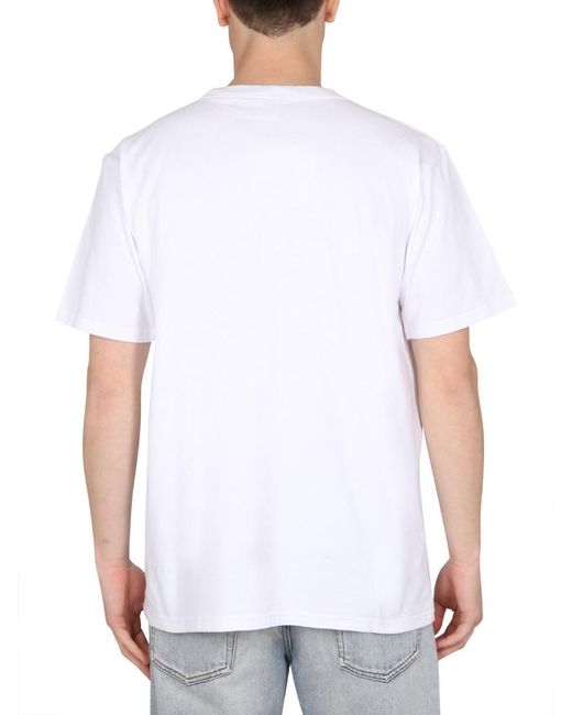 Endless Joy White Cotton T-Shirt for men