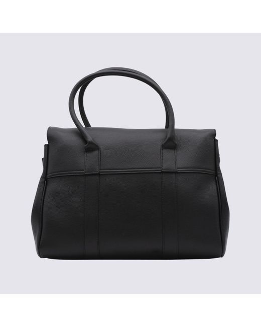 Mulberry Black Leather Small Bayswater Tote Bag
