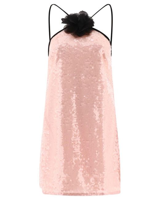 Self-Portrait Pink Sequin Dress
