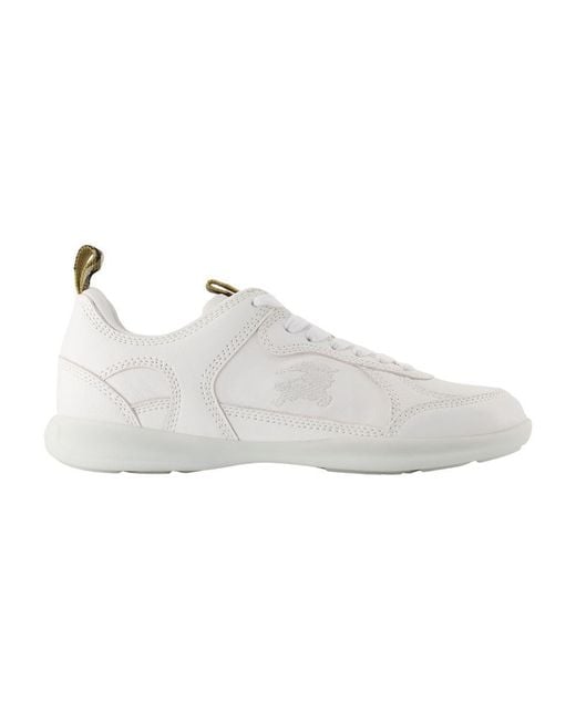 Burberry White Lf Blade Sneakers