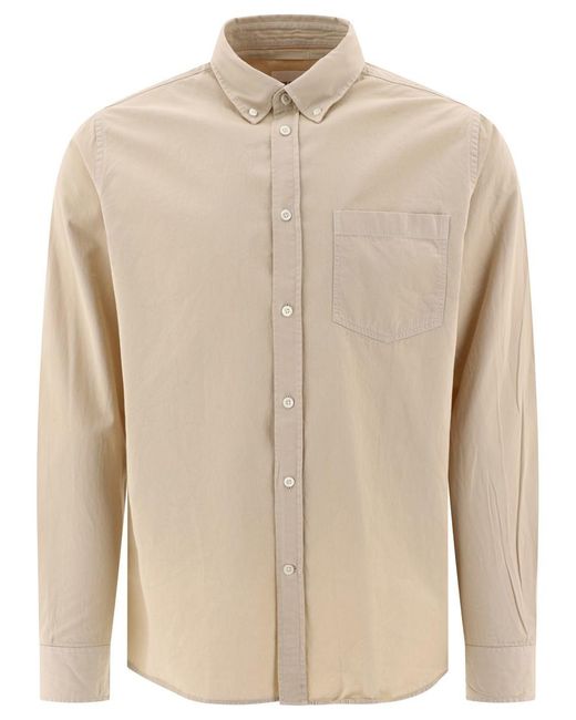 Norse Projects Natural "Anton Light Twill" Shirt for men